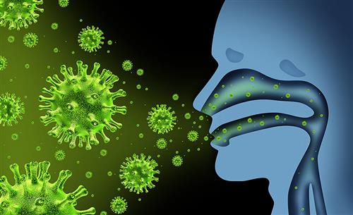 Communicable disease illustration
